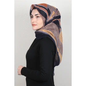 Pamuklu Trend Eşarp 9925-12 Lacivert