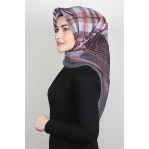 Pamuklu Trend Eşarp 9922-18 Füme