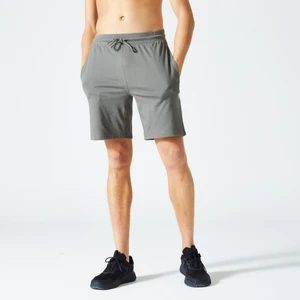 Domyos Erkek Haki Fitness Şortu - Essentials 500