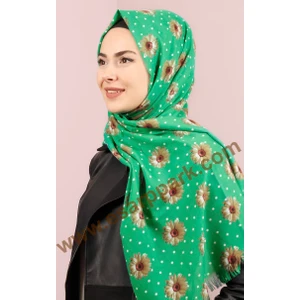 518-0006-04 Yünlü Şal Yeşil
