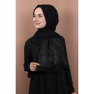 Liza Simli Şal 2629-1 Siyah