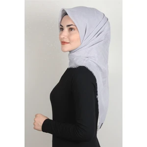 Pamuklu Trend Eşarp 9914-33 Gri