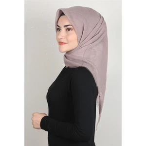 Pamuklu Trend Eşarp 9914-37 Açık Vizon