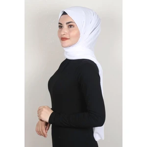 Penye Şal 2552-31 Beyaz