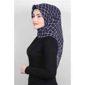 Pamuklu Trend Eşarp 9938-20 Lacivert