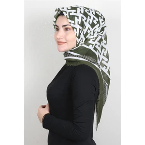 Pamuklu Trend Eşarp 9932-16 Haki