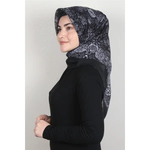 Pamuklu Trend Eşarp 9911-15 Siyah