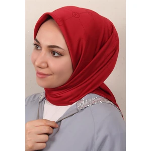 Modakaşmir Ipeksi Jakar Eşarp 5357-19 Kırmızı