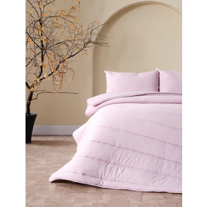 Doqu Home Cloudy Tek Kişilik Yorgan Seti - Pudra