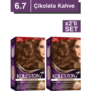 Supreme Kit Saç Boyası 6/7 Çikolata Kahve X2'li Set