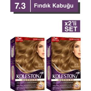 Supreme Kit Saç Boyası 7/3 Fındık Kabuğu *18 X2'li Set