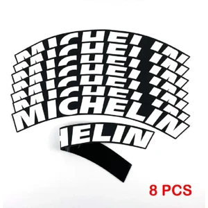 Lastik Yazısı / Araba Lastik Yazısı / Tire Text Michelin 8 Li Set + Yapıştırıcı+Zımpara