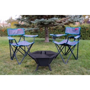 Ayme Outdoorium Izgaralı Ateş Çukuru& Barbekü-Mangal - Taşınabilir Boy-Bahçe Şöminesi-Odun, Kömür Yakıtlı