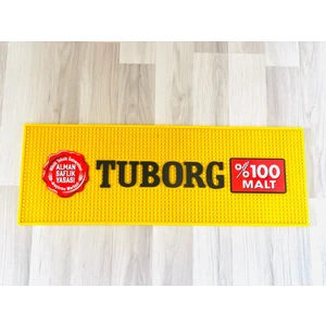 Poyraz Koleksiyon Tuborg Bira Bardağı + Tuborg Büyük Boy Bar Mat