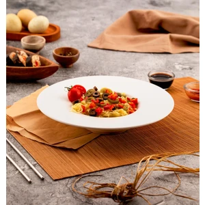 Ahşap Chopstick Ve Noodle Makarna Tabağı Set