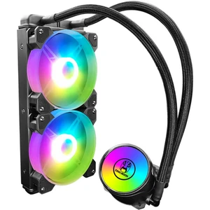 Coolmoon ARGB240 240MM Argb Işlemci Sıvı Soğutuculu Fan Intel Amd Uyumlu Su Soğutmalı Işlemci Fanı
