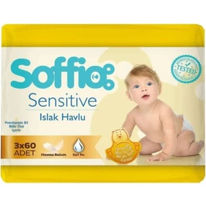 Islak Havlu Sensitive 3 x 60