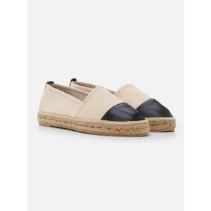 Su Espadril Adrian Ekru Kadın Düz Espadril