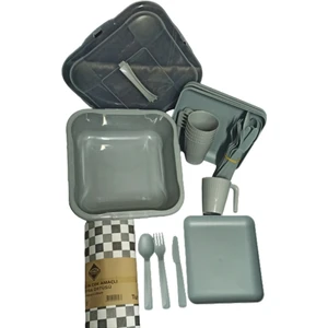 Lider Magnesia Lider Magnesiapiknik Seti 6 Kişilik 32 Parça Çok Amaçlı Örtü Hediyeli