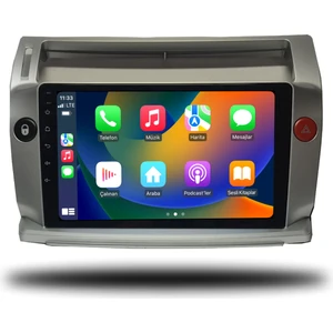 Oskodi Citroen C4 Android Carplay Multimedya 2005-2010 2GB Ram + 32GB Hafıza