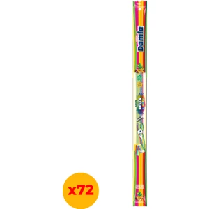 Damla Sour Belts Licorice Rainbow(Karışık Mix) Karton Kutu 15 gr x 72 Adet Kutulu