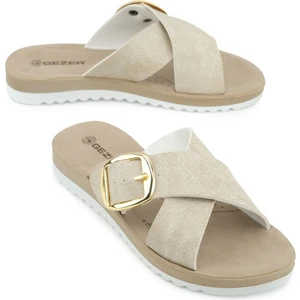 Kadın Yazlık Tek Toka Ayarlanabilir Suni Deri Rahat Taban Günlük Terlik