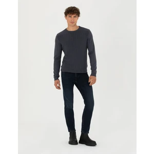 Pierre Cardin Erkek Lacivert Slim Fit Jean Pantolon 50274376-VR033