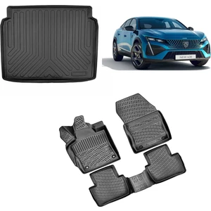 Peugeot 408 2023+ 3D Havuzlu Paspas ve Bagaj Havuzu
