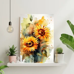 Lule Hobby Sayılarla Boyama Seti Ayçiçekler 2 40 x 50 cm
