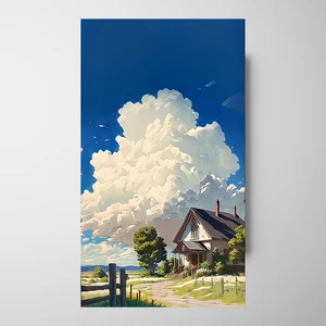 Lule Hobby Sayılarla Boyama Seti Bulut Ev 40 x 50 cm