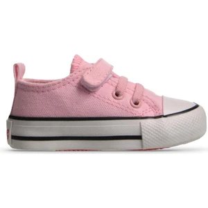 M.P One Mp One Ecoflex Kids Bebek Velcro Pembe Sneaker