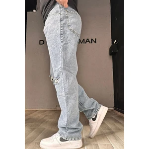 Viking's Jeans Viking's Line Erkek Yırtıklı Baggy Pantolon