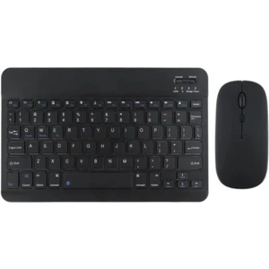 Honor Pad 8 12" Uyumlu Kablosuz Bluetooth Şarj Edilebilir Mini Q Klavye Mouse Seti - Siyah
