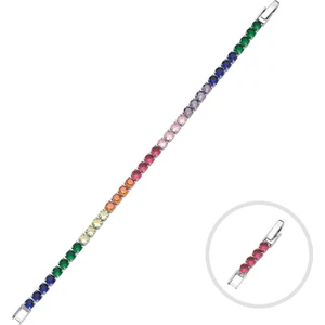 Merano Design 4 mm Renkli Su Yolu Bileklik