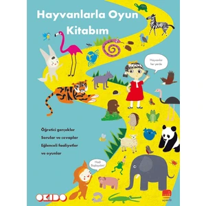 Hayvanlarla Oyun Kitabım (Fleksi Kapak)