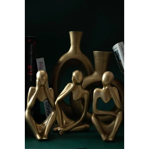 Nordic Tarzı 3'lü Heykel Seti