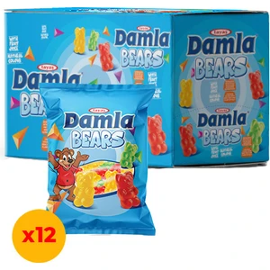Damla Gummy Oily Bears 80 G Jel Şeker x12