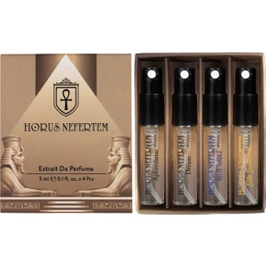 Horus Nefertem Aphrodisiaque, Dream, Blue Wolf, Elite Gentleman - 4'lü 3ml Klasik Serisi Keşif Seti -001
