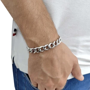 Gri 11 Mm. Çelik Erkek Bileklik EU94BY-11
