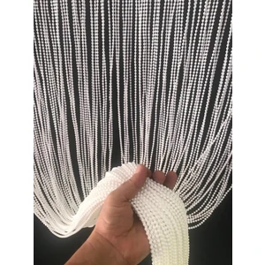 Su Perisi Perde 75x180 beyaz 5mm aralık Kapı Boncuk Perdesi zincir perde sineklik perdesi kapı süsü