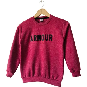 Içi Polarlı 2 Iplik  Silikon Baskılı Çocuk Sweatshirt