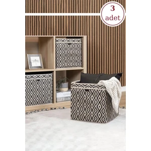 3 Adet Raf Organizer, Çok Amaçlı Saklama Kutusu, Çamaşır Oyuncak Düzenleyici 30X30X30 cm 3’lü Set