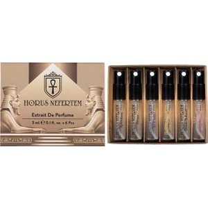 Horus Nefertem Aphrodisiaque, Dream, Blue Wolf, Elite Gentleman, Donna Bollante, Miss - 6'lı 3ml Keşif Seti -009
