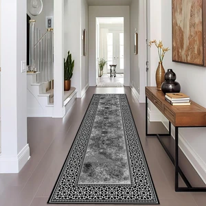 Fera Halı Kadife Dijital Baskı Yıkanabilir Salon Halısı Mutfak Dekarasyon Halısı