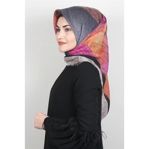 Pamuklu Trend Eşarp 9941-13 Kiremit