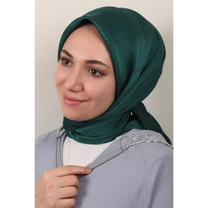 Modakaşmir Ipeksi Jakar Eşarp 5357-25 Zümrüt