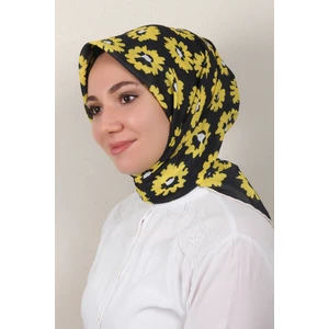Gloria Eşarp 3084-3 Siyah-Sarı