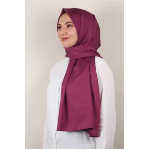 Jakarlı Ipeksi Şal 8084-2 Vişne