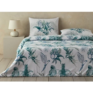 English Home Exotic Toile Tek Kişilik Nevresim Seti 160 x 220 cm Lacivert – Yeşil