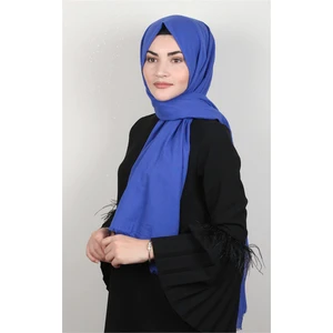 Pamuklu Düz Şal 2803-18 Saks